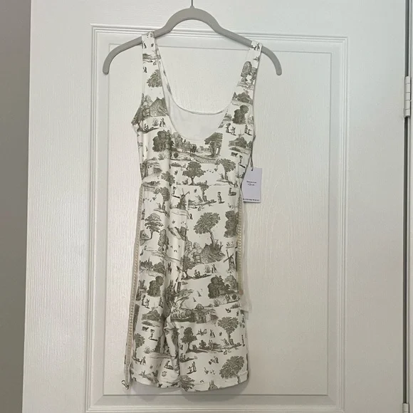 WeWoreWhat active bodysuit vintage voile sage - Picture 3 of 4